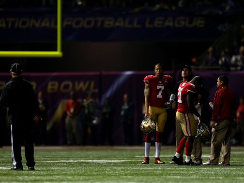 Lights out: Play was delayed for 35 minutes by a power cut early in the third quarter&nbsp;