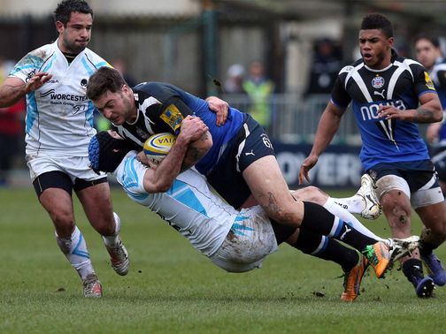 Matt Banahan is tackled