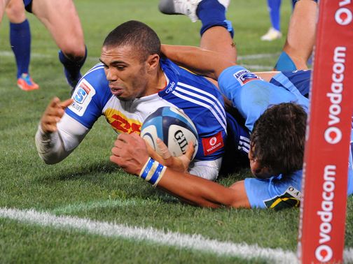 Bryan Habana goes in for a Stormers try