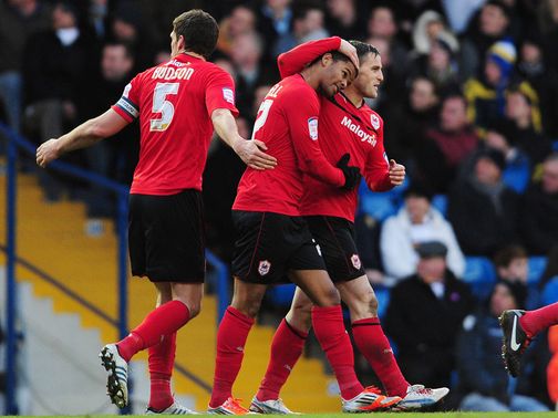 Campbell netted twice in the Bluebirds' victory