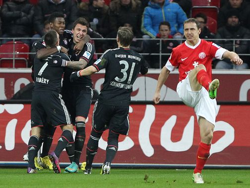 Mario Mandzukic netted a brace in Bayern's 3-0 win on Saturday.&nbsp;