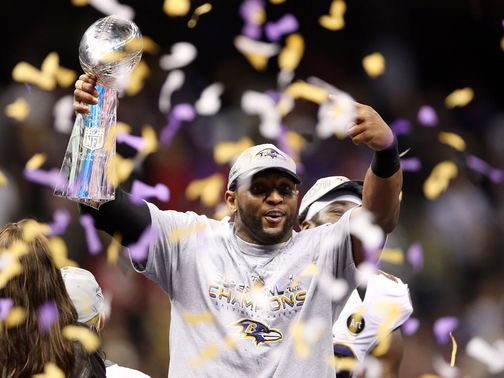 Ray Lewis ends his career as a Super Bowl winner