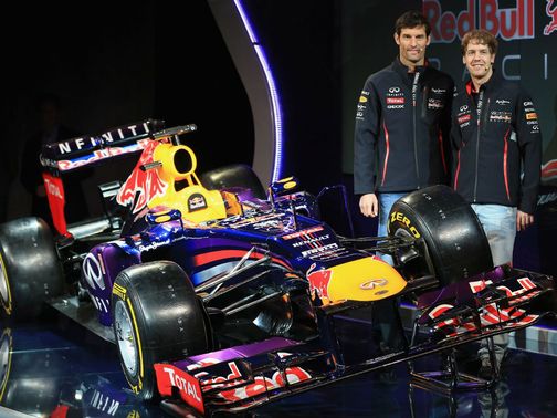 Red Bull unveil their new car on Sunday