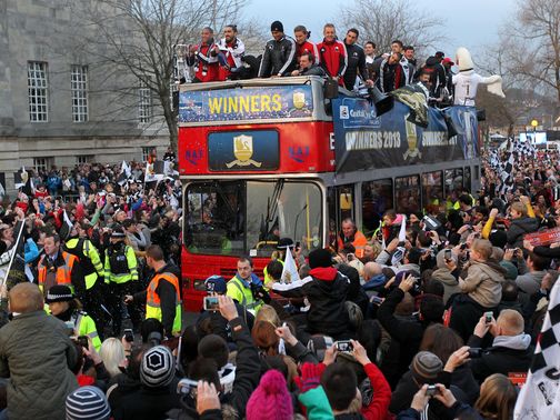 Swansea parade the Capital One Cup