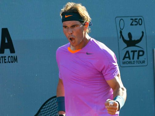 Rafael Nadal: Won his second-round contest in straight sets