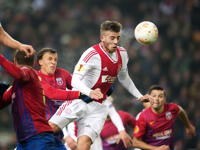 Toby Alderweireld scores Ajax's opening goal
