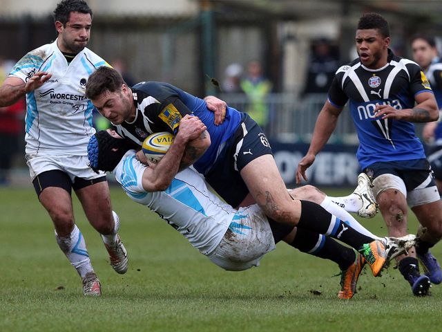Matt Banahan is tackled