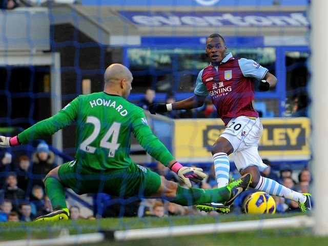 Christian Benteke had given Villa the lead