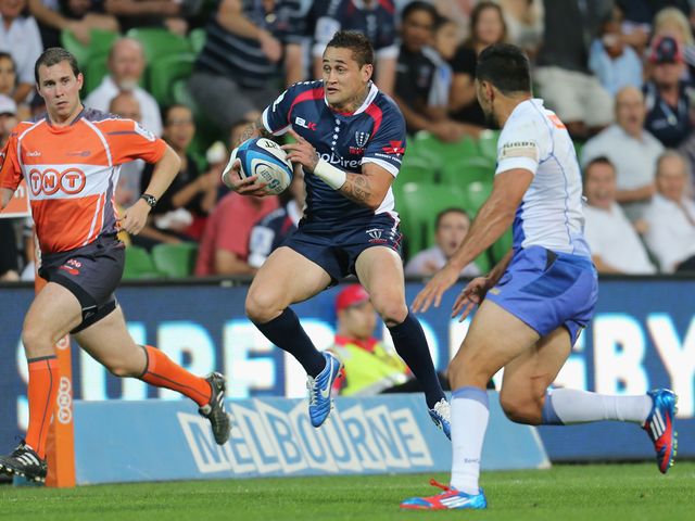 Richard Kingi: Try scorer for the Rebels