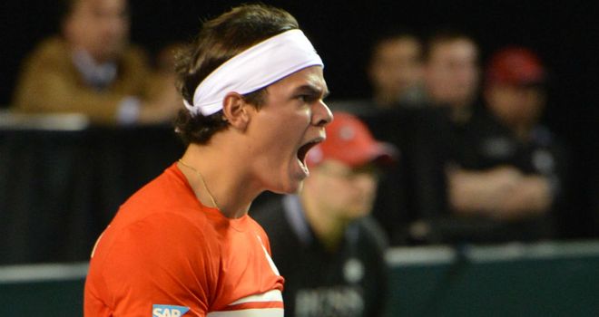 Milos Raonic: Has won his third SAP Open title