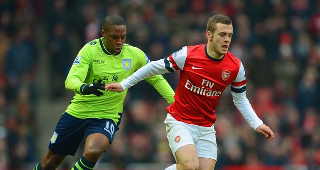 Jack Wilshere: Was as lively as ever for Arsenal in the middle of the park