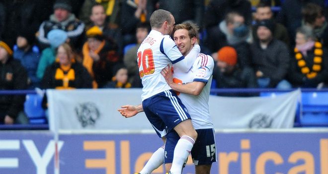 Craig Dawson (r): Celebrates with Jay Spearing