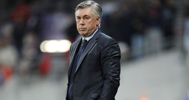 Carlo Ancelotti: His side could go six points clear on Friday