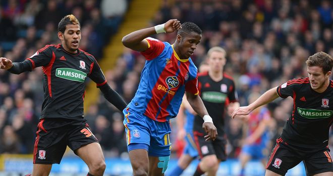 Wilfried Zaha: Couldn't make the difference as Palace and Barnsley drew