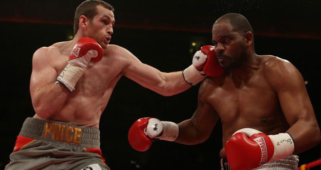 David Price (left) will be hoping to avenge his defeat to Tony Thompson (right) in their rematch in July