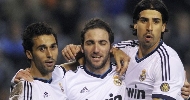 Higuain celebrates his late winner