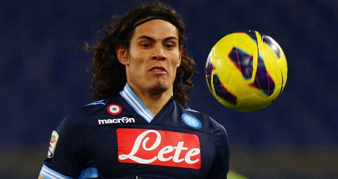 Edinson Cavani: Linked with a move away from the San Paolo