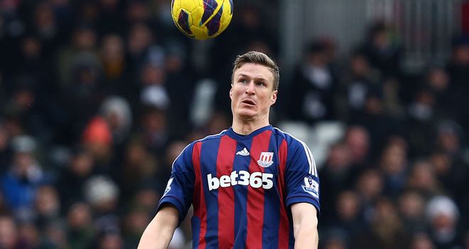Robert Huth: Stoke defender clashed with Fulham's Philippe Senderos