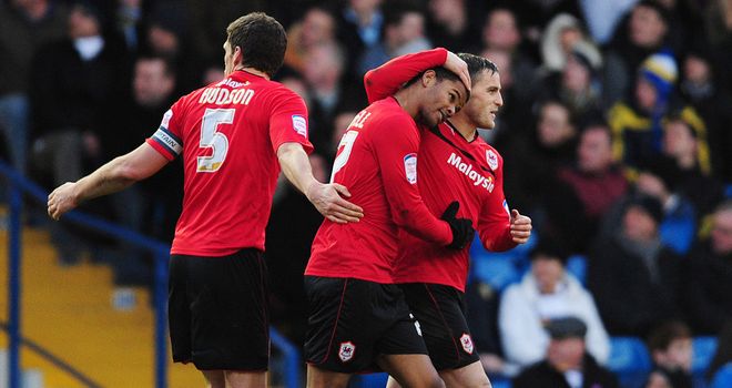 Fraizer Campbell: Debut goal for Cardiff in win over Millwall