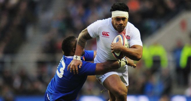 Manu Tuilagi: Scored the solitary try to keep England on course for Slam success