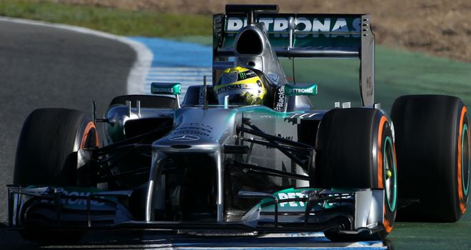 The W04 has revealed an impressive turn of speed at the conclusion of the winter test season