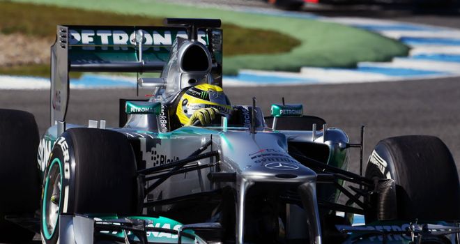 Nico Rosberg: Completed 148 laps in total on Thursday