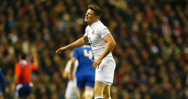 Owen Farrell: Limped off in win over France