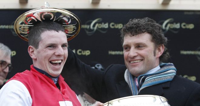 Paul Nolan (right): Trainer of Defy Logic