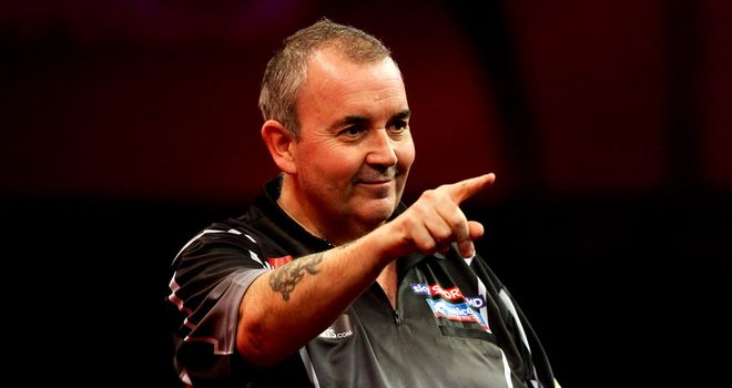 Phil Taylor: Is expected to recover from his disappointing draw with James Wade by beating Gary Anderson