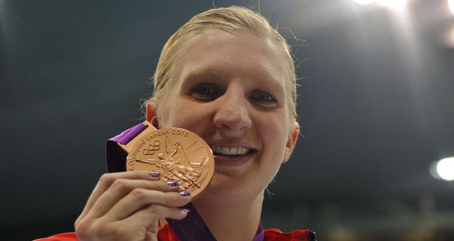 Rebecca Adlington: Retires from competition, but isn't leaving the sport