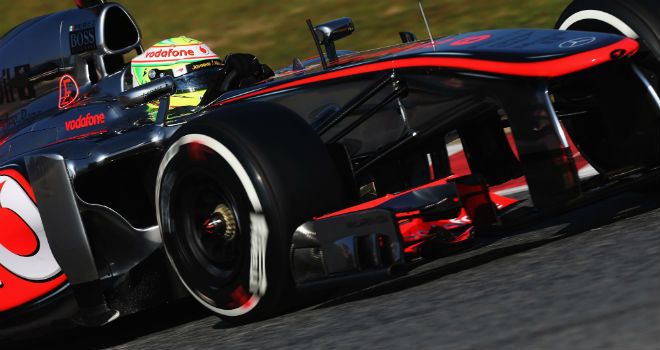 Sergio Perez: Says tyres were starting to go off after only two or three laps