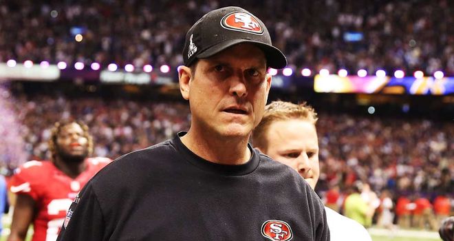 Jim Harbaugh: San Francisco 49ers coach praises his side despite Super Bowl defeat