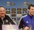 Petr Cech (right): Thanked fans for support on tense afternoon for Rafa Benitez