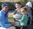 Matt Kuchar celebrates with his family after winning the WGC Match Play