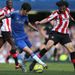 Oscar tangled with Jonathan Douglas but no goals arrived before the break.