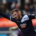 Millwall's James Henry celebrates scoring the opening goal against Luton