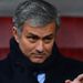 Jose Mourinho looks on from the Old Trafford stands, eyeing up the competition ahead of Real Madrid's Champions League visit of United.