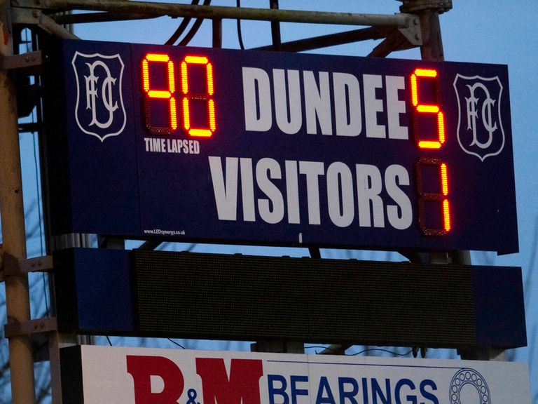 Dundee: 5-1 victors over Morton