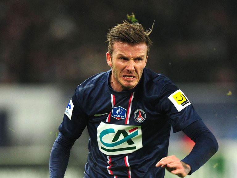 David Beckham started in PSG's victory