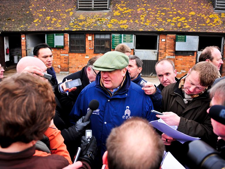 Paul Nicholls talks the media through his plans for Cheltenham