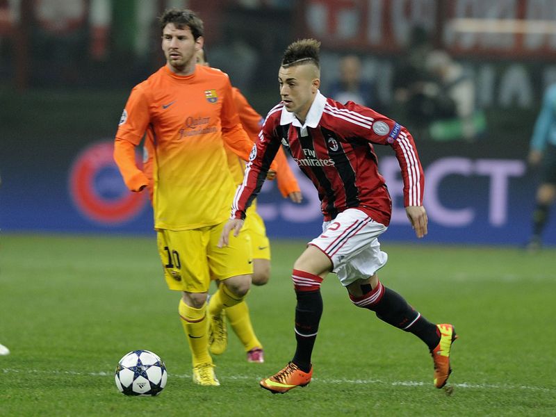 AC Milan host Barcelona in the first leg of their Champions League last-16 tie on Wednesday night