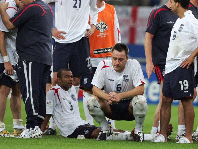 More punishment as the quarter-final again ends in penalty defeat for England with Lampard, Gerrard and Carragher missing their spot kicks.