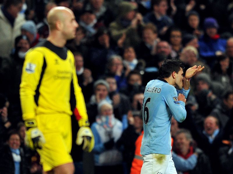 It wasn't enough to bag the win as Sergio Aguero struck from a tight angle to secure a 2-2 draw for City.