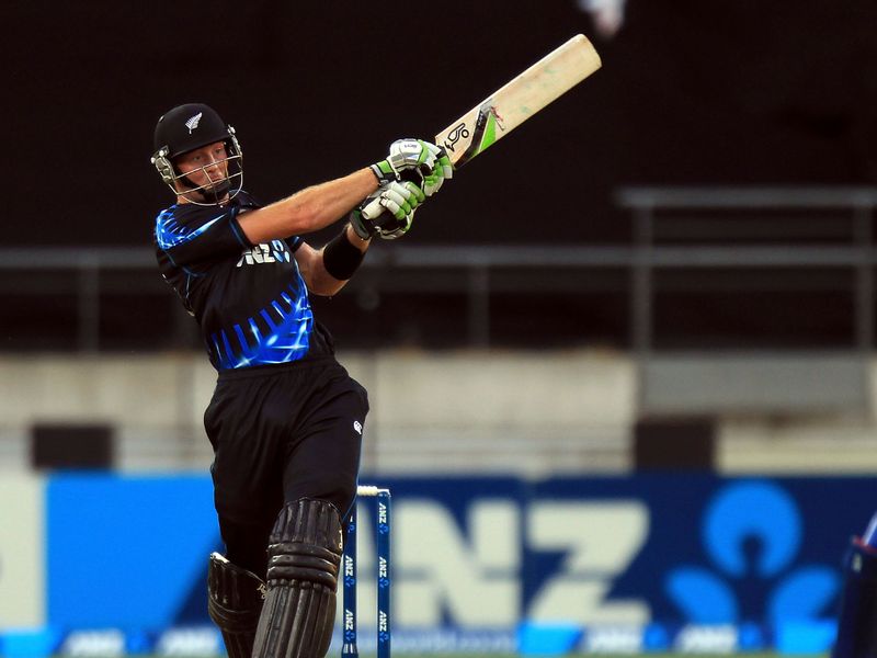 Martin Guptill notched up a 50 but lacked the fluency to lead the hosts past a mediocre total