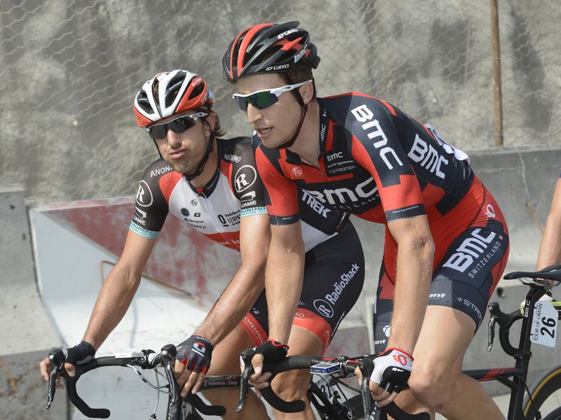 Taylor Phinney and Fabian Cancellara were among those riders preparing for the Classics