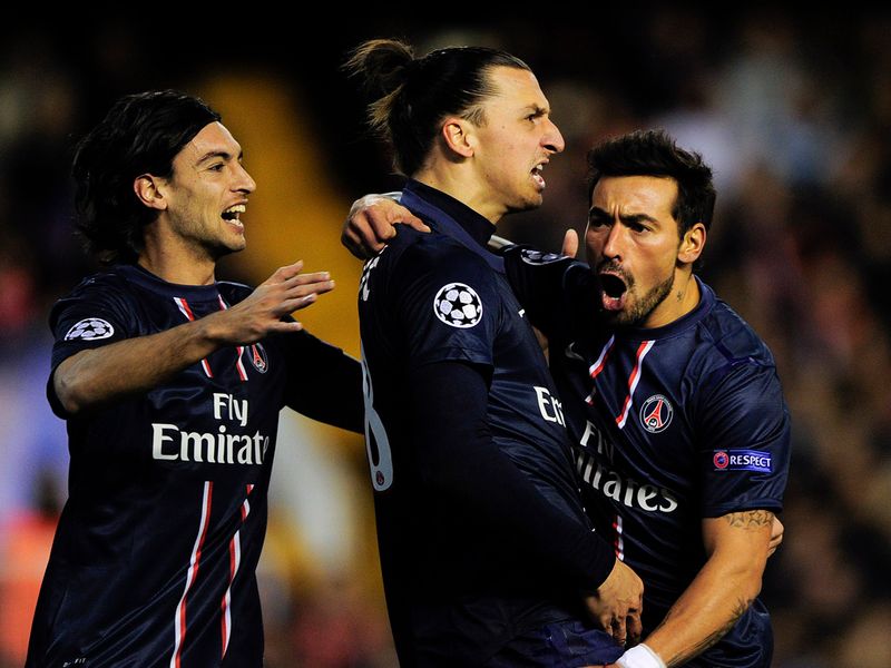 And the former England captain will be happy to see his new team-mates celebrating after Ezequiel Lavezzi gives them the lead