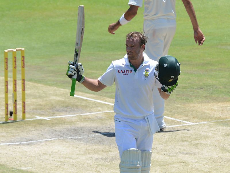 De Villiers welcomed the 15th century of his career.