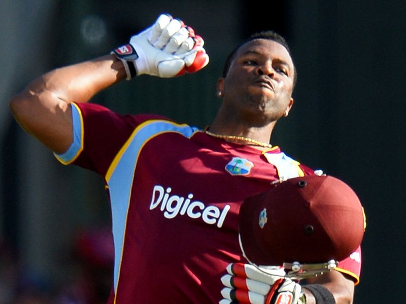 Pollard's century pushed the West Indian total to 220 all out.