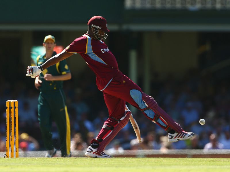 Kieron Pollard's innings was punctuated by entertainment...