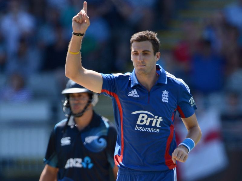 Steven Finn was the pick of the England bowlers.